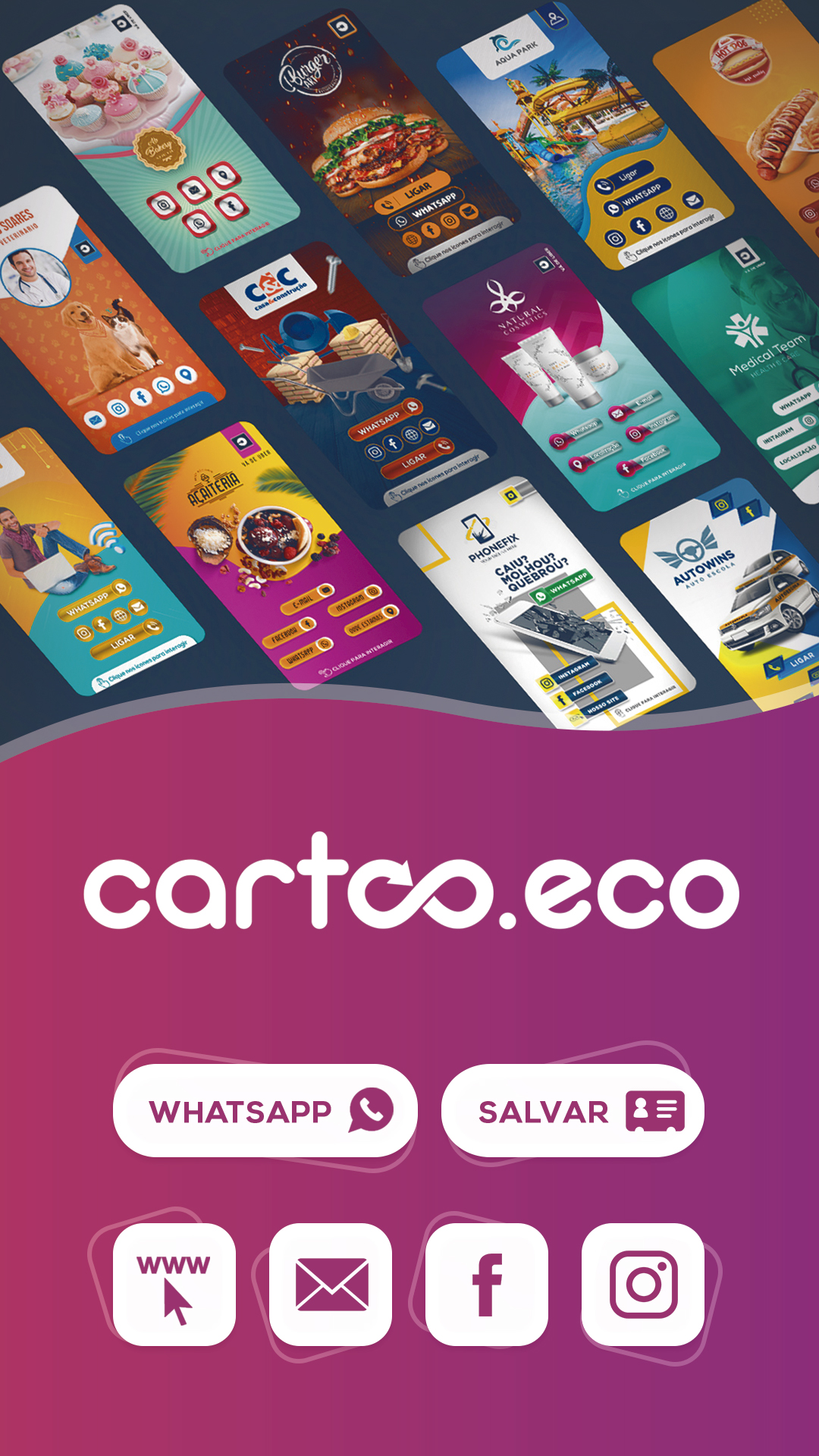 Cartão de Visita Digital